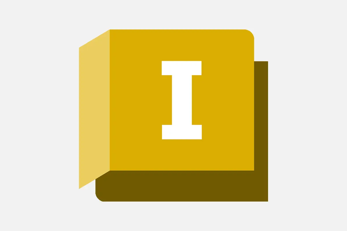 Logo du logiciel Inventor, dispensé dans un cours d'informatique donné chez Infoeasy.